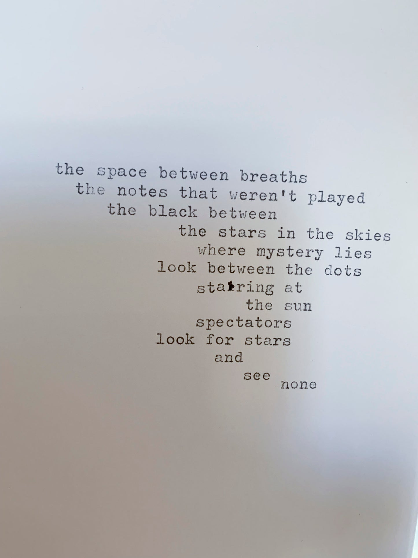 Space between breaths | 2022