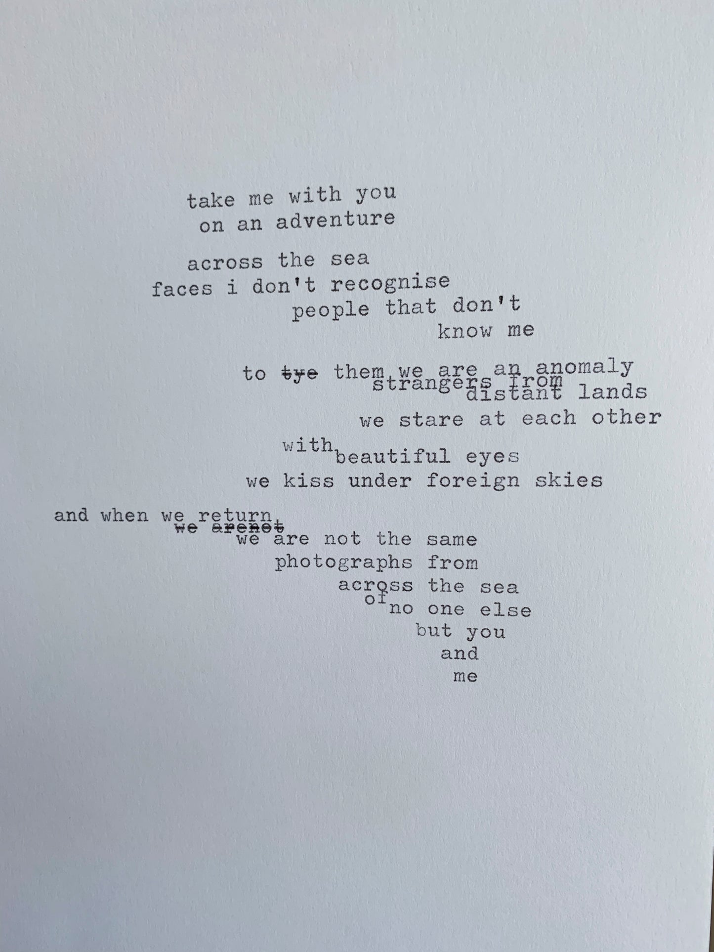 Take me with you | 2022
