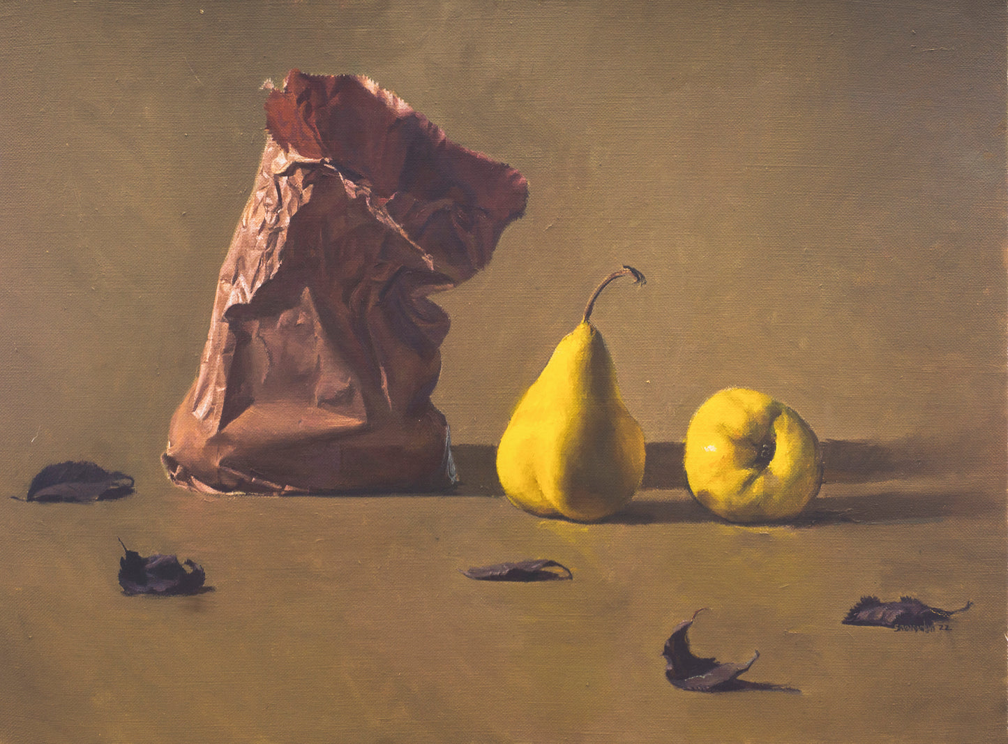 Paper Bag with Pears II | 2022