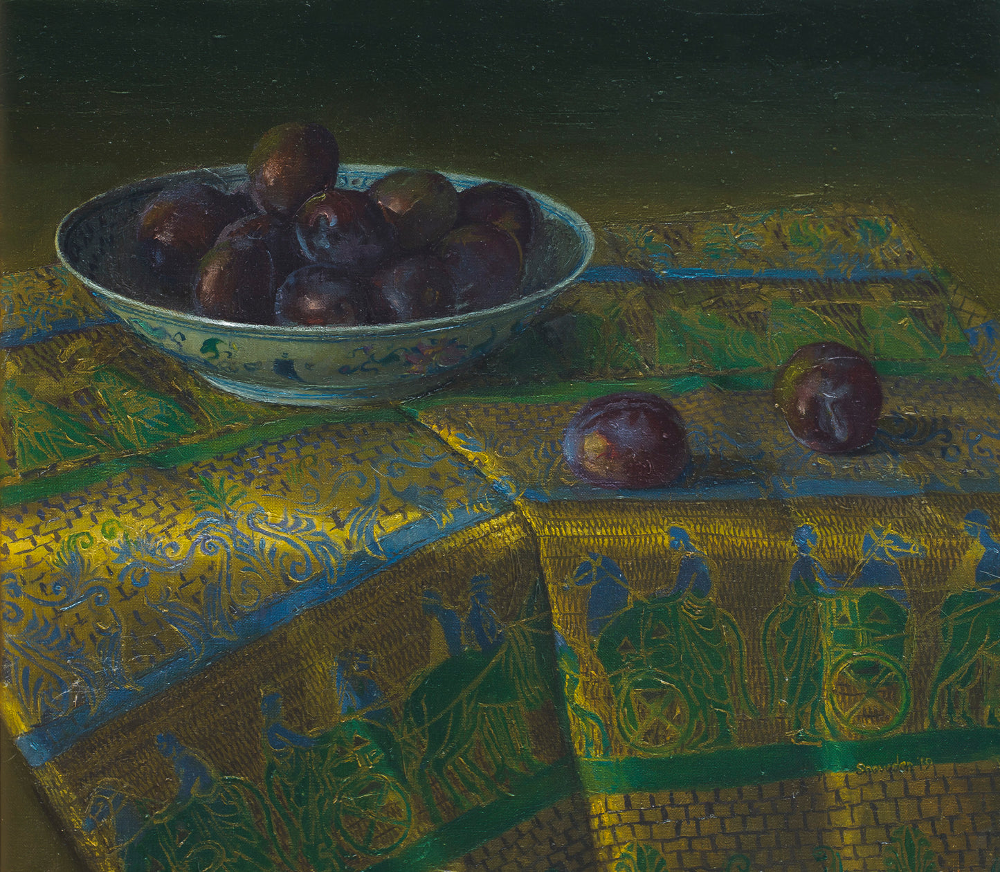 Bowl of Plums, 2019